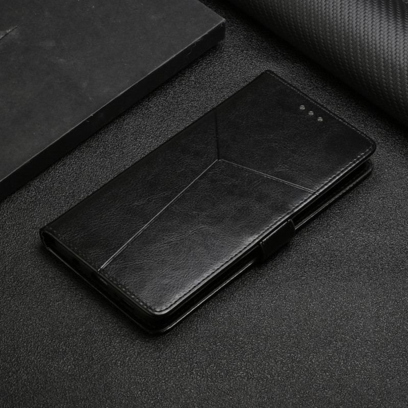 Capa Flip Para Huawei P60 Pro De Cordão Design De Alça Em Y