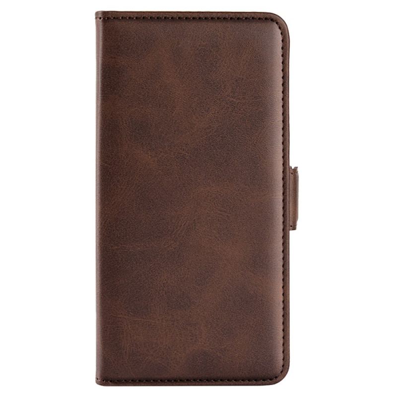 Capa Flip Para Huawei P60 Pro De Couro Aba Dupla