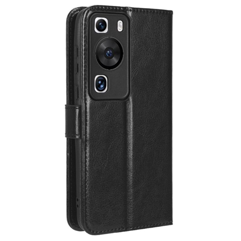 Capa Flip Para Huawei P60 Pro Imitação De Couro