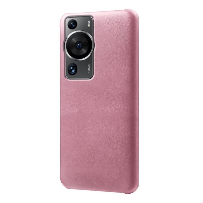 Capa Para Huawei P60 Pro Efeito Couro