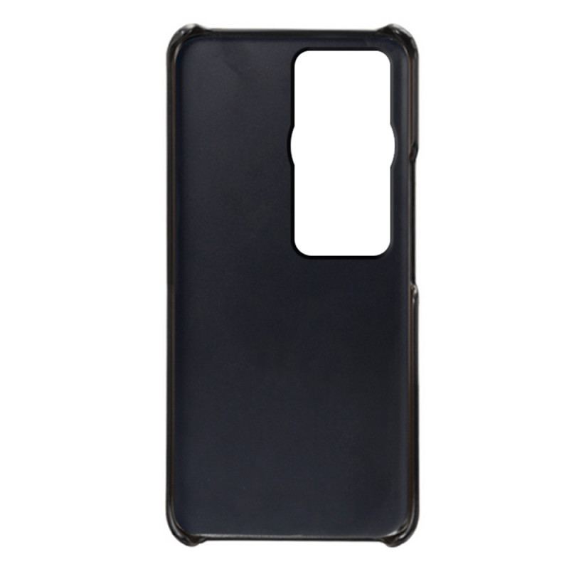 Capa Para Huawei P60 Pro Efeito Couro