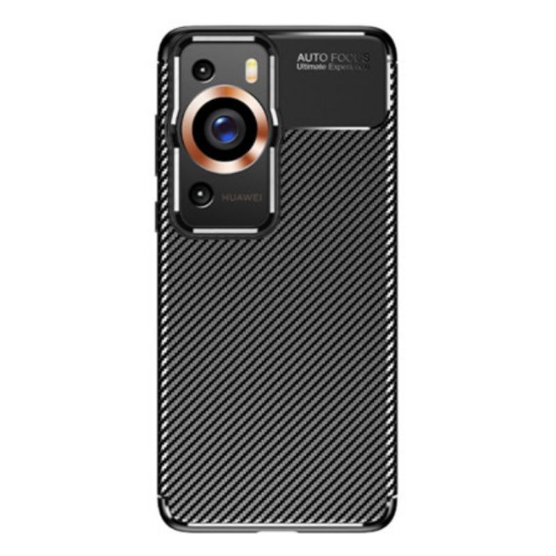 Capa Para Huawei P60 Pro Fibra De Carbono Flexível