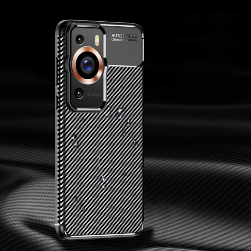 Capa Para Huawei P60 Pro Fibra De Carbono Flexível