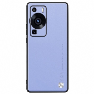 Capa Para Huawei P60 Pro Pele De Couro Sintético