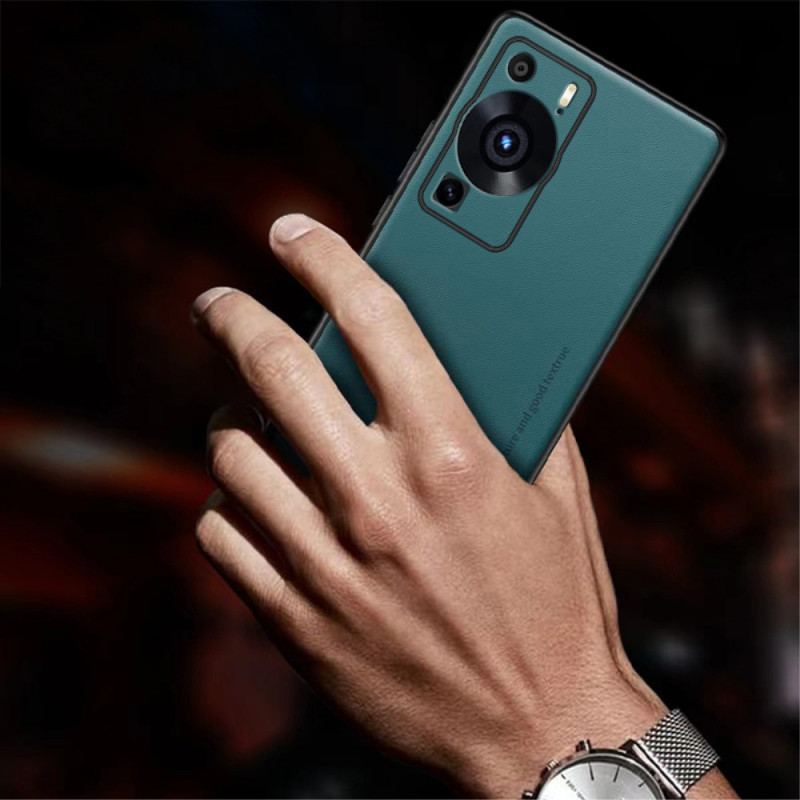 Capa Para Huawei P60 Pro Pele De Couro Sintético