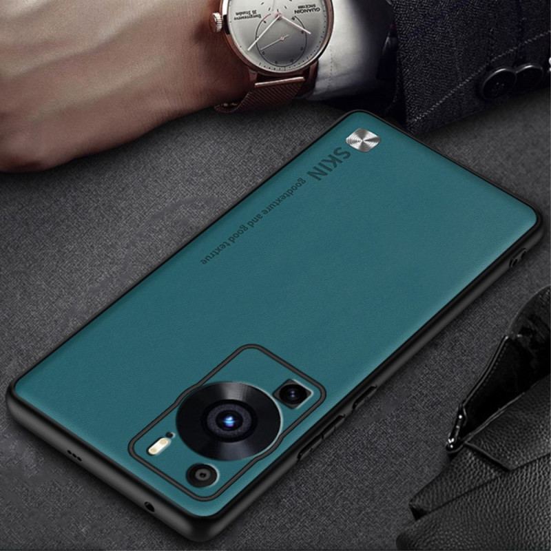 Capa Para Huawei P60 Pro Pele De Couro Sintético