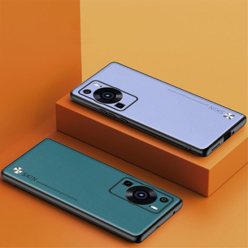 Capa Para Huawei P60 Pro Pele De Couro Sintético