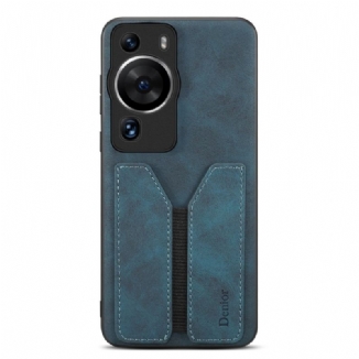 Capa Para Huawei P60 Pro Porta-cartões Elástico Denior