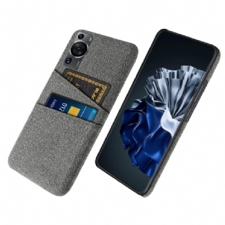 Capa Para Huawei P60 Pro Porta-cartões Em Tecido