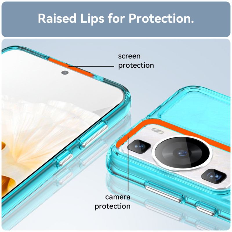 Capa Para Huawei P60 Pro Série Doces Transparentes