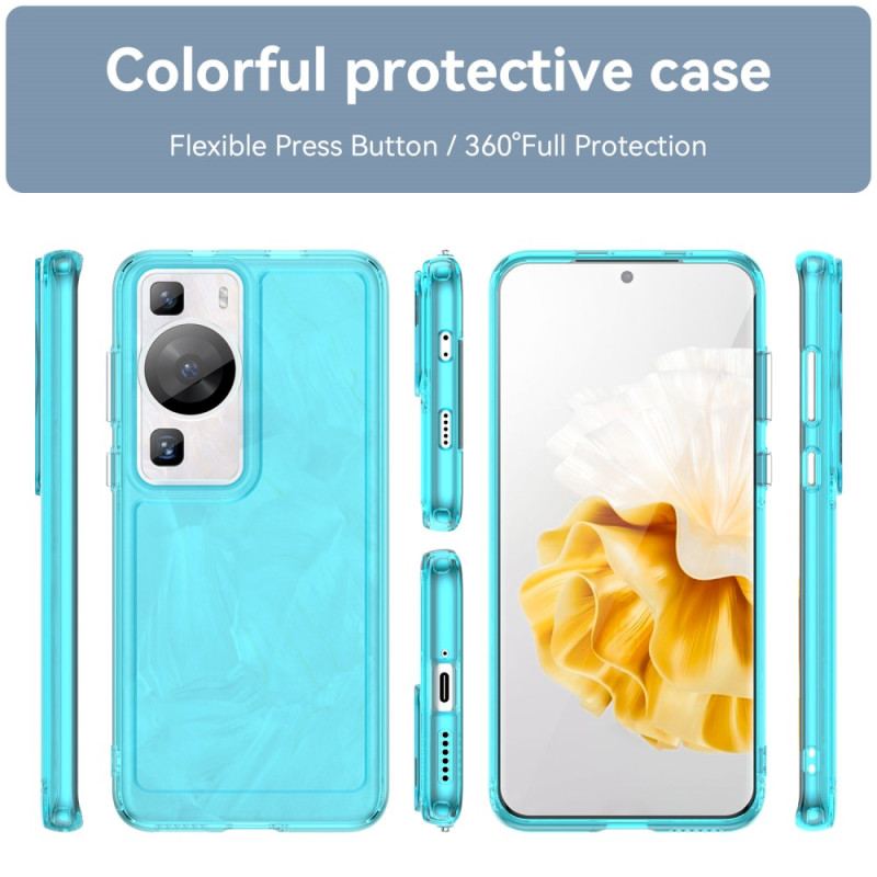 Capa Para Huawei P60 Pro Série Doces Transparentes