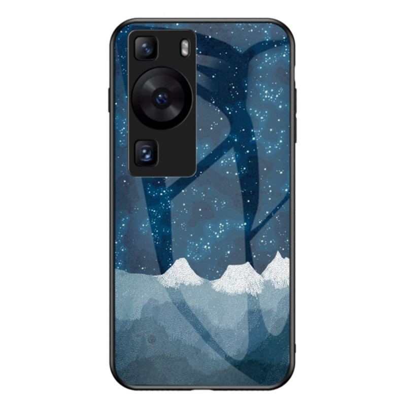 Capa Para Huawei P60 Pro Vidro Temperado Céu