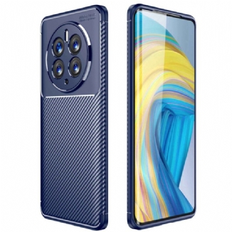 Capa De Celular Para Huawei Mate 50 Pro Fibra De Carbono Flexível