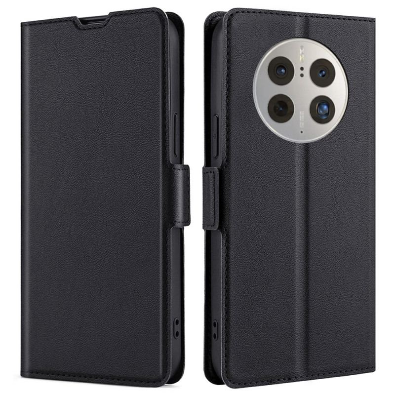 Capa Em Pele Para Huawei Mate 50 Pro Ultrafino