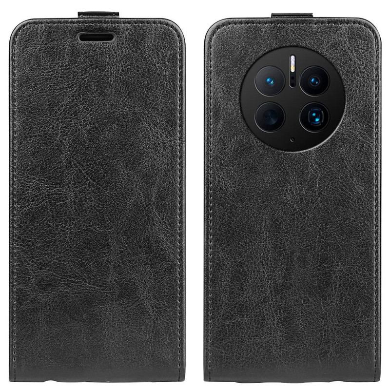 Capa Em Pele Para Huawei Mate 50 Pro Vertical