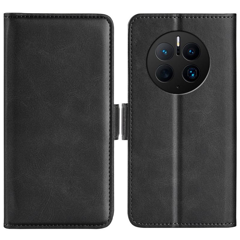 Capa Flip Para Huawei Mate 50 Pro Fecho Duplo