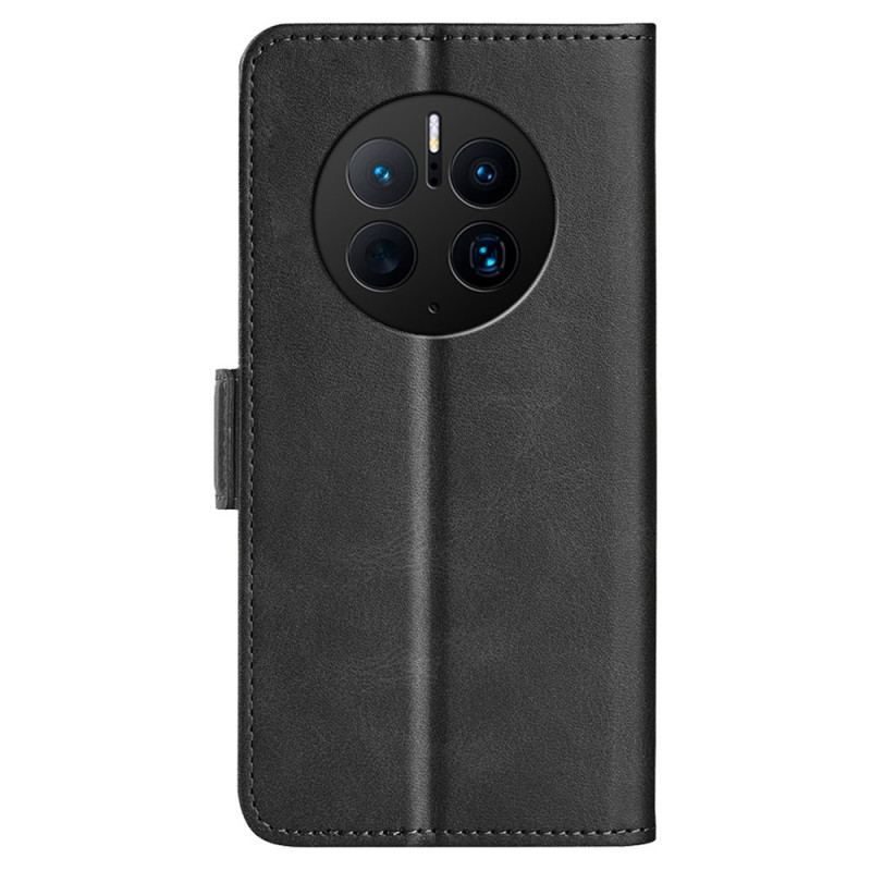 Capa Flip Para Huawei Mate 50 Pro Fecho Duplo