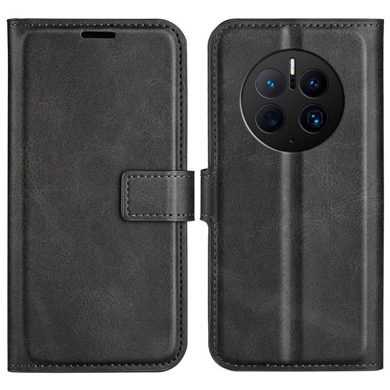 Capa Folio Para Huawei Mate 50 Pro Design De Couro Sintético Plus