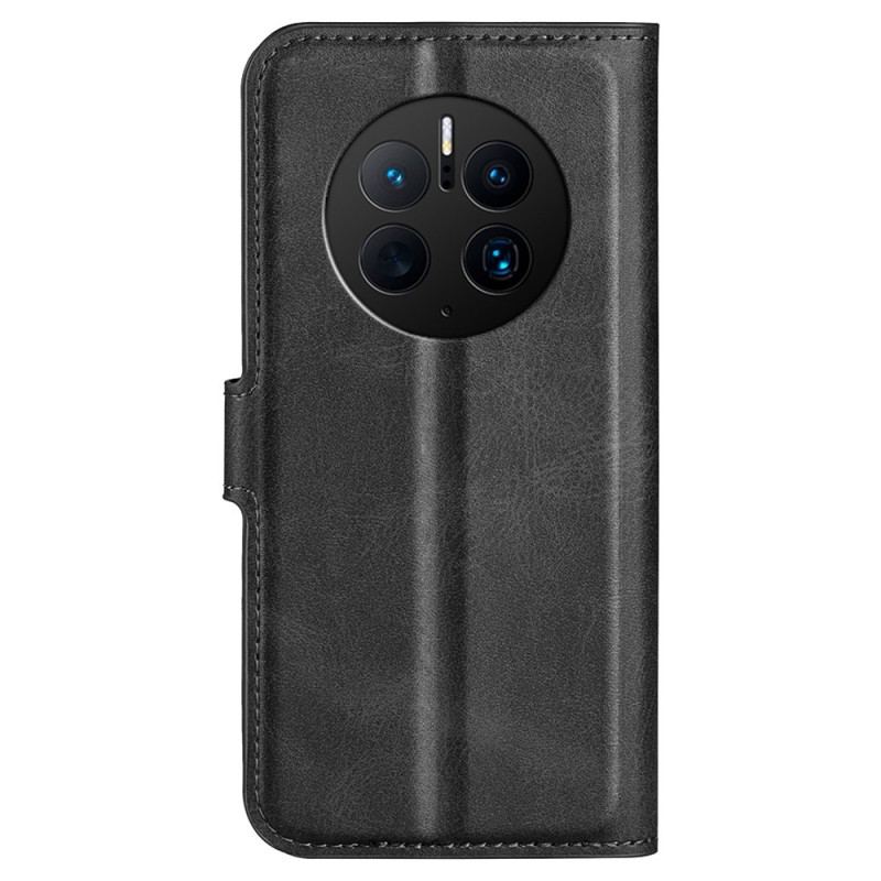 Capa Folio Para Huawei Mate 50 Pro Design De Couro Sintético Plus