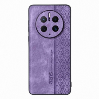 Capa Para Huawei Mate 50 Pro Efeito Couro Azns