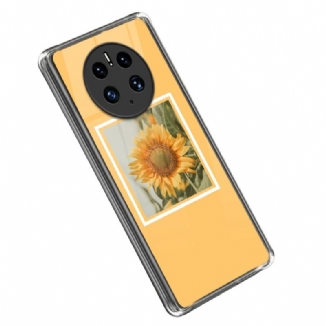 Capa Para Huawei Mate 50 Pro Só Girassóis