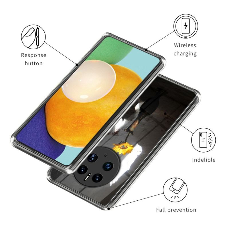 Capa Para Huawei Mate 50 Pro Só Girassóis