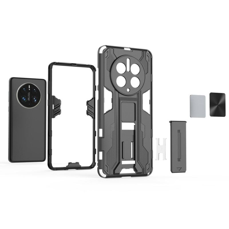 Capa Para Huawei Mate 50 Pro Suporte Removível Vertical E Horizontal