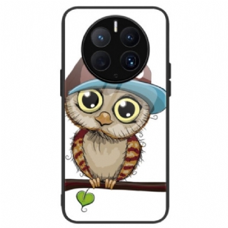 Capa Para Huawei Mate 50 Pro Vidro Temperado Bad Owl