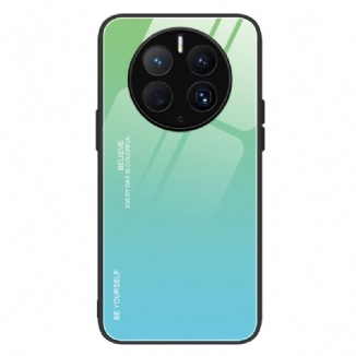 Capa Para Huawei Mate 50 Pro Vidro Temperado Seja Você Mesmo