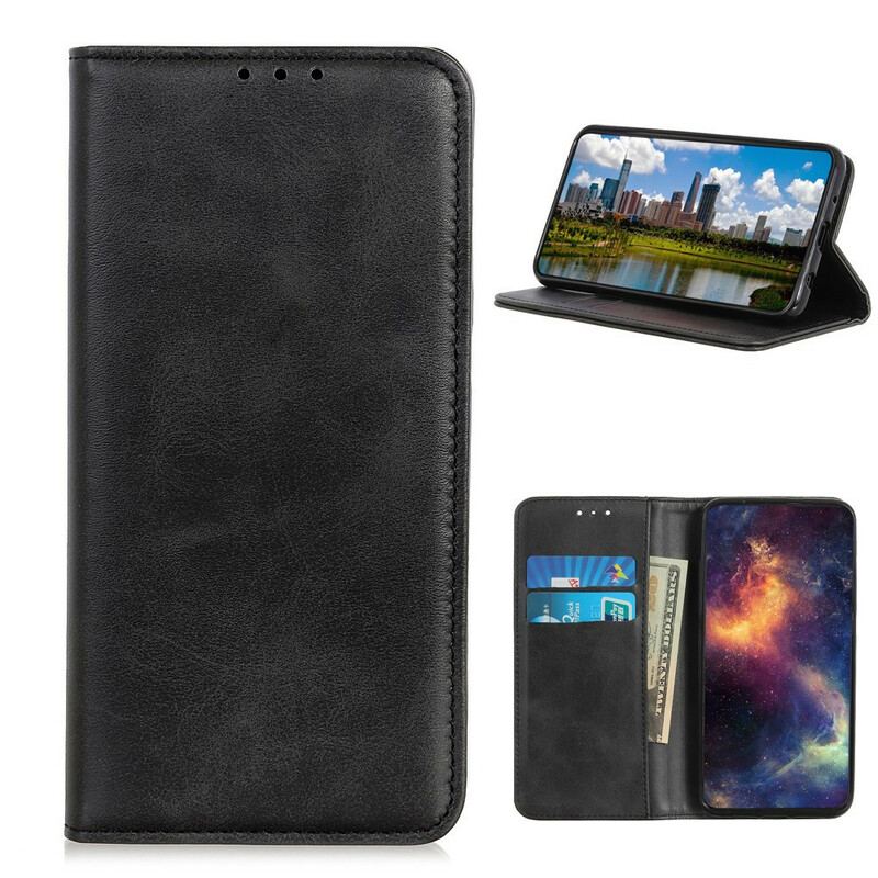 Capa De Celular Para Samsung Galaxy A42 5G Flip Couro Rachado