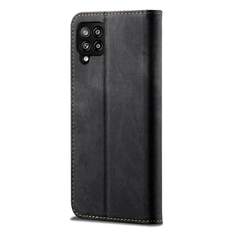 Capa De Celular Para Samsung Galaxy A42 5G Flip Tecido Jeans