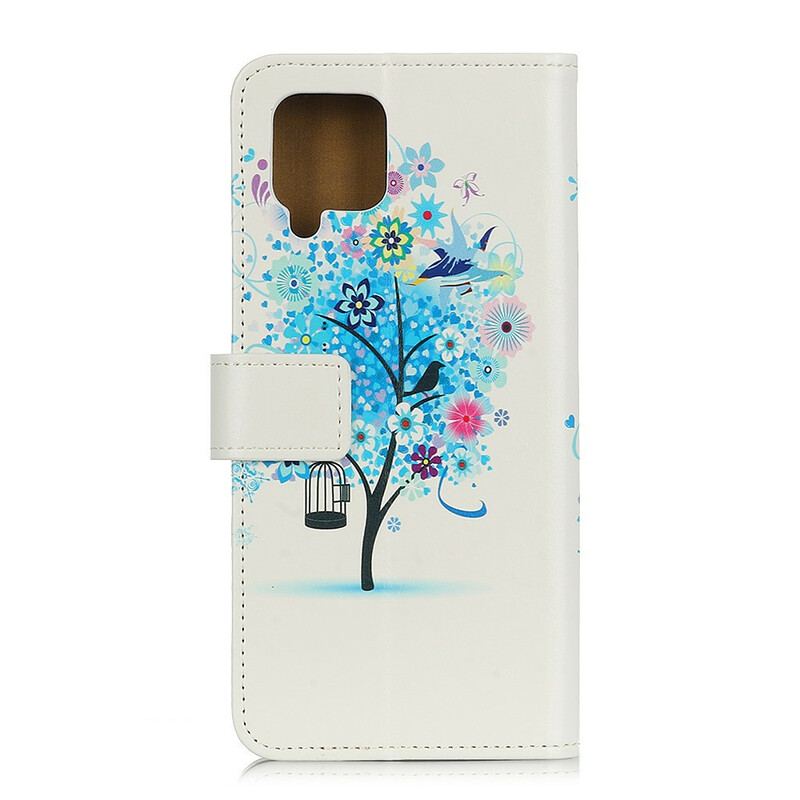 Capa Flip Para Samsung Galaxy A42 5G Árvore Florida