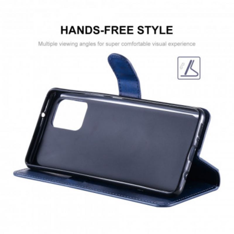 Capa Flip Para Samsung Galaxy A42 5G Couro Sintético Enkay