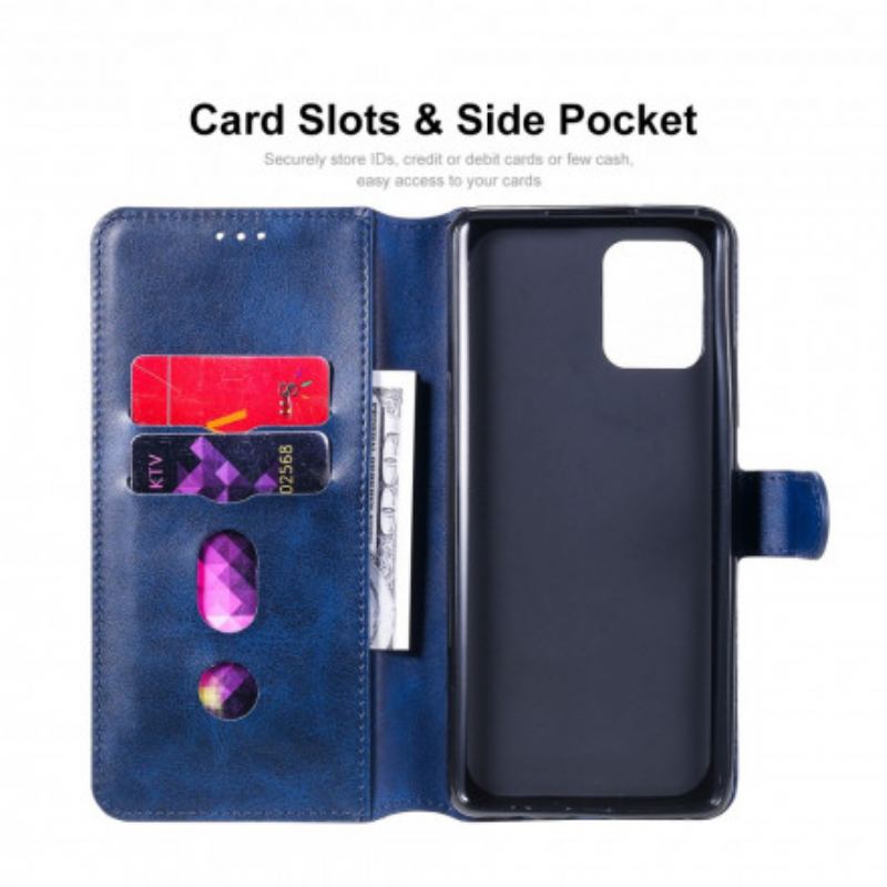 Capa Flip Para Samsung Galaxy A42 5G Couro Sintético Enkay