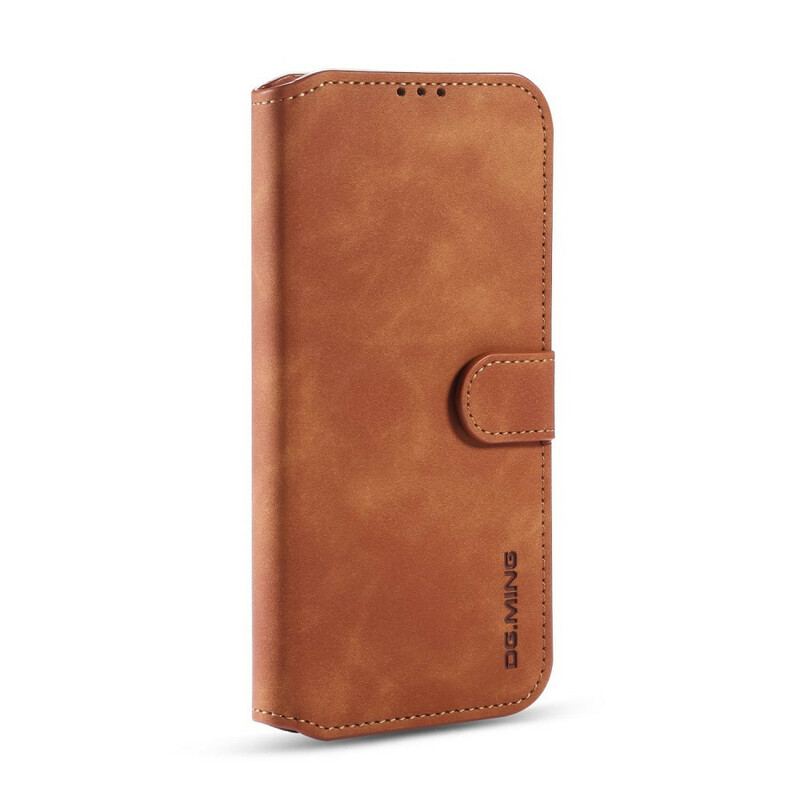 Capa Folio Para Samsung Galaxy A42 5G Dg.ming Retro