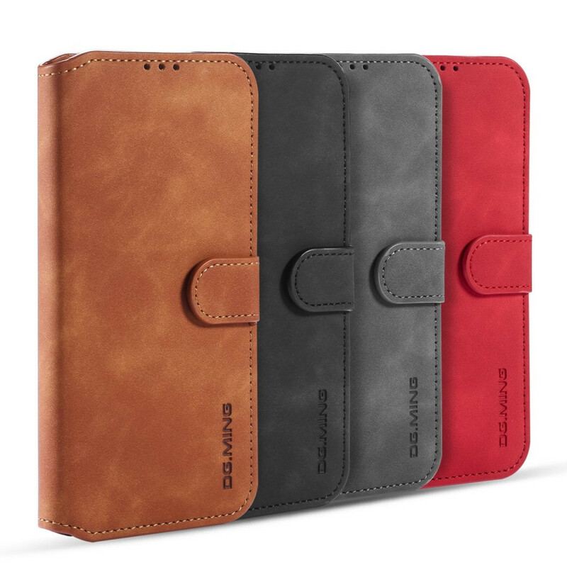 Capa Folio Para Samsung Galaxy A42 5G Dg.ming Retro