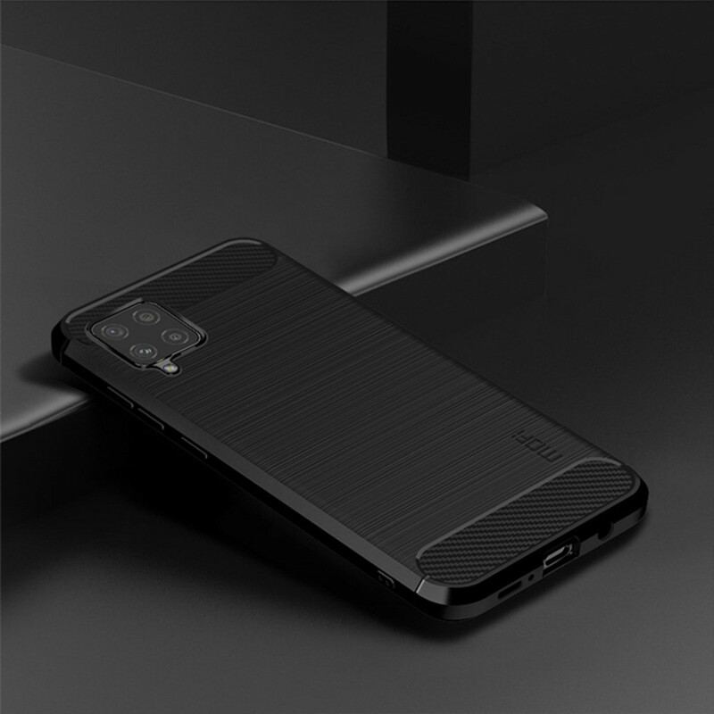 Capa Para Samsung Galaxy A42 5G Fibra De Carbono Escovada Mofi