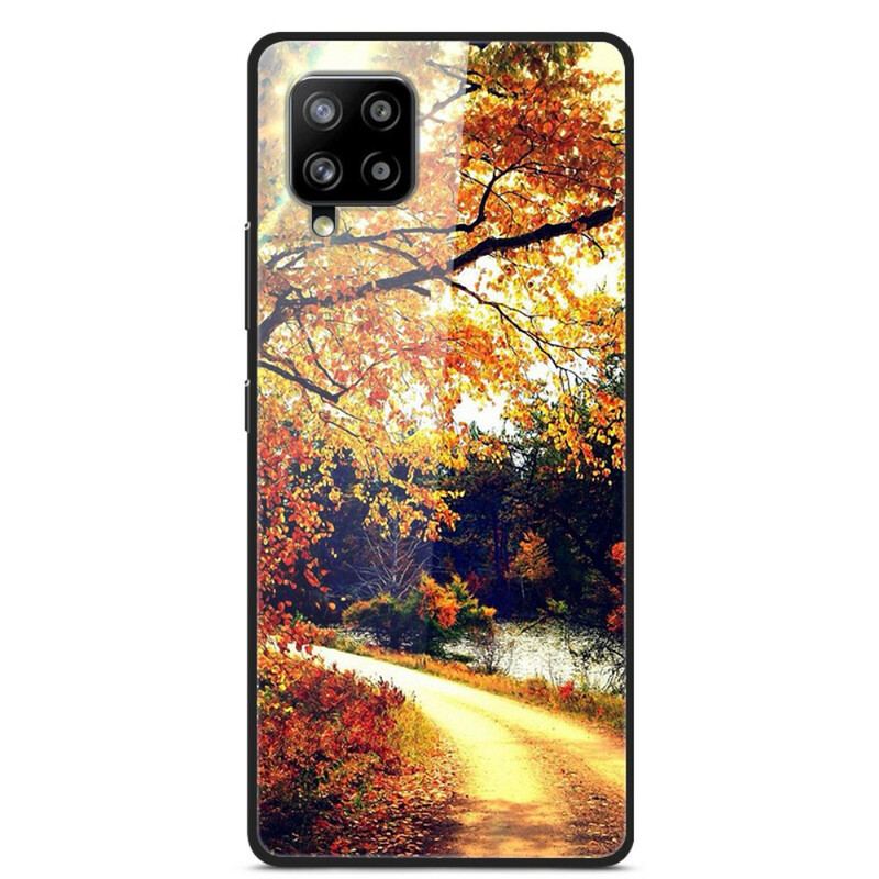 Capa Para Samsung Galaxy A42 5G Floresta De Vidro Temperado