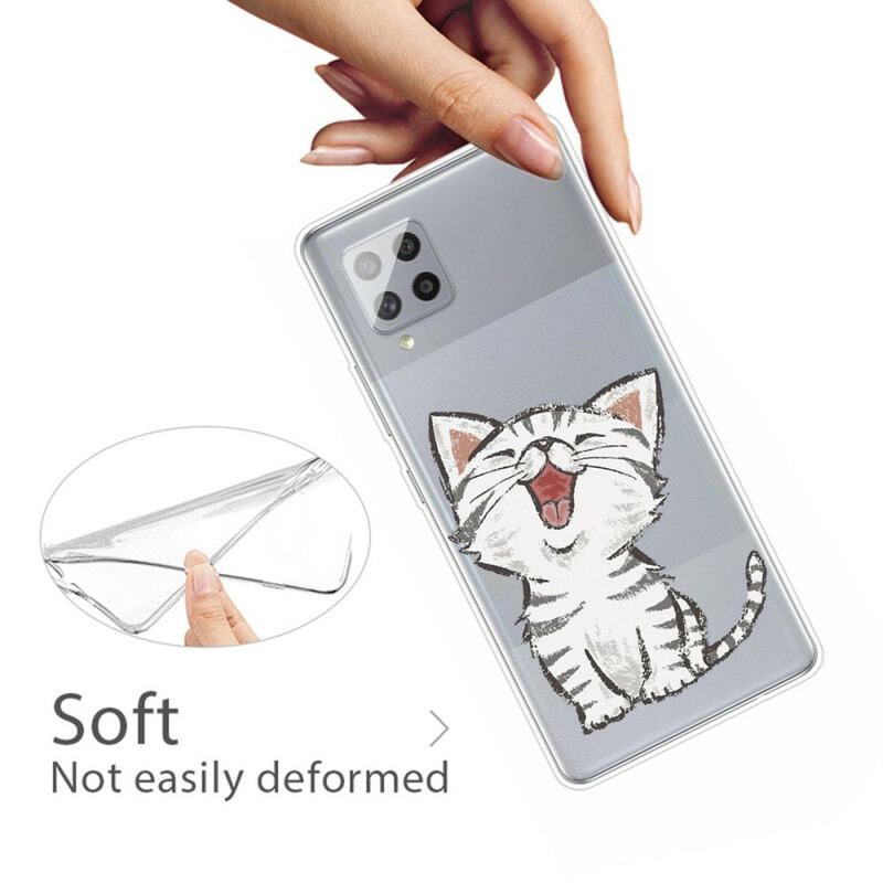 Capa Para Samsung Galaxy A42 5G Gato Fofo