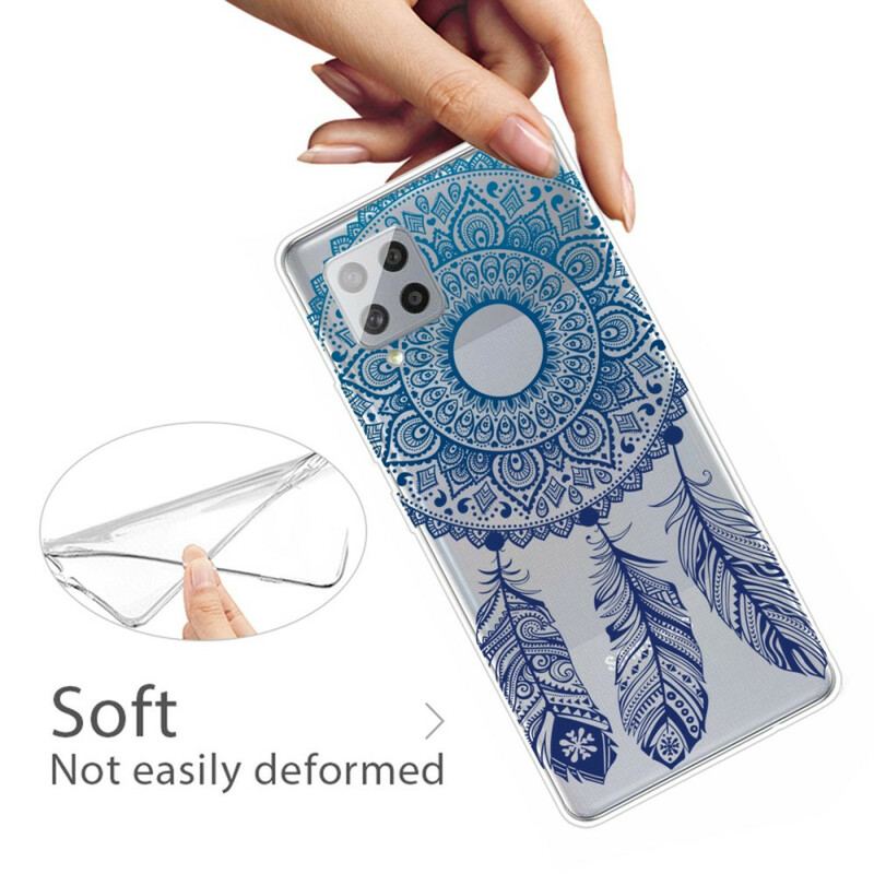 Capa Para Samsung Galaxy A42 5G Mandala De Flor Única