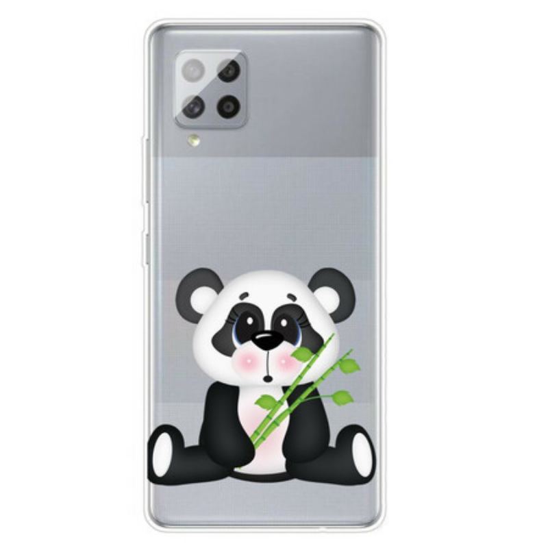 Capa Para Samsung Galaxy A42 5G Panda Triste Sem Costura