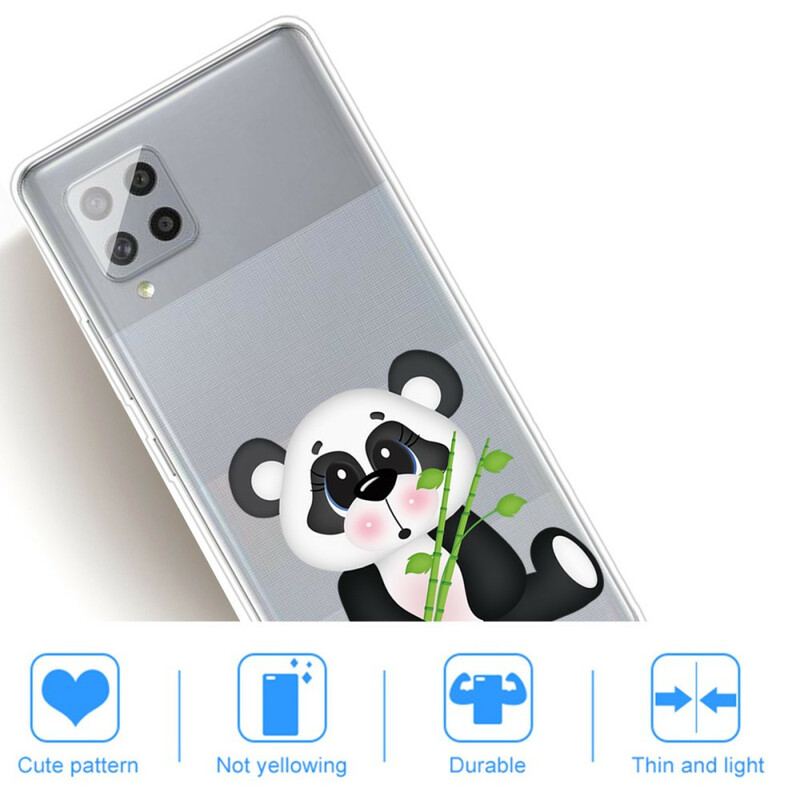 Capa Para Samsung Galaxy A42 5G Panda Triste Sem Costura