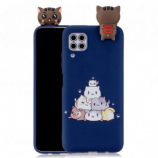 Capa Para Samsung Galaxy A42 5G Pilha De Gatos 3d