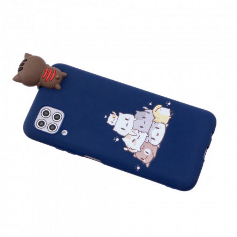 Capa Para Samsung Galaxy A42 5G Pilha De Gatos 3d