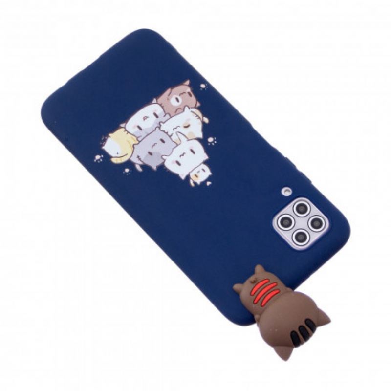 Capa Para Samsung Galaxy A42 5G Pilha De Gatos 3d