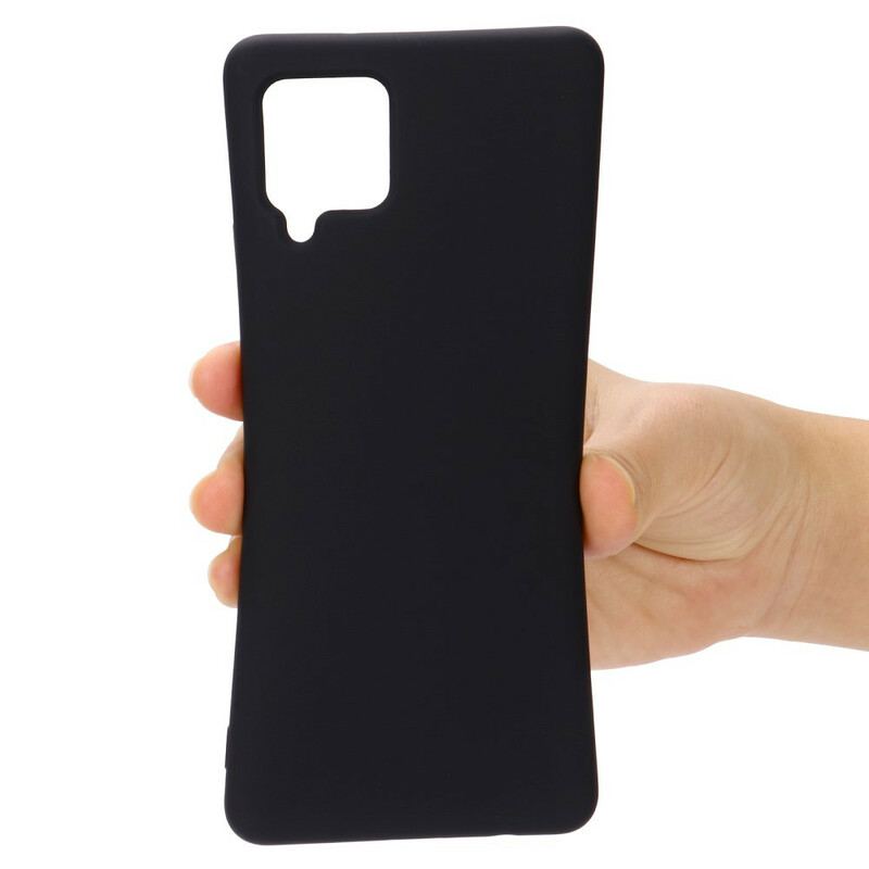 Capa Para Samsung Galaxy A42 5G Silicone Líquido Com Cordão