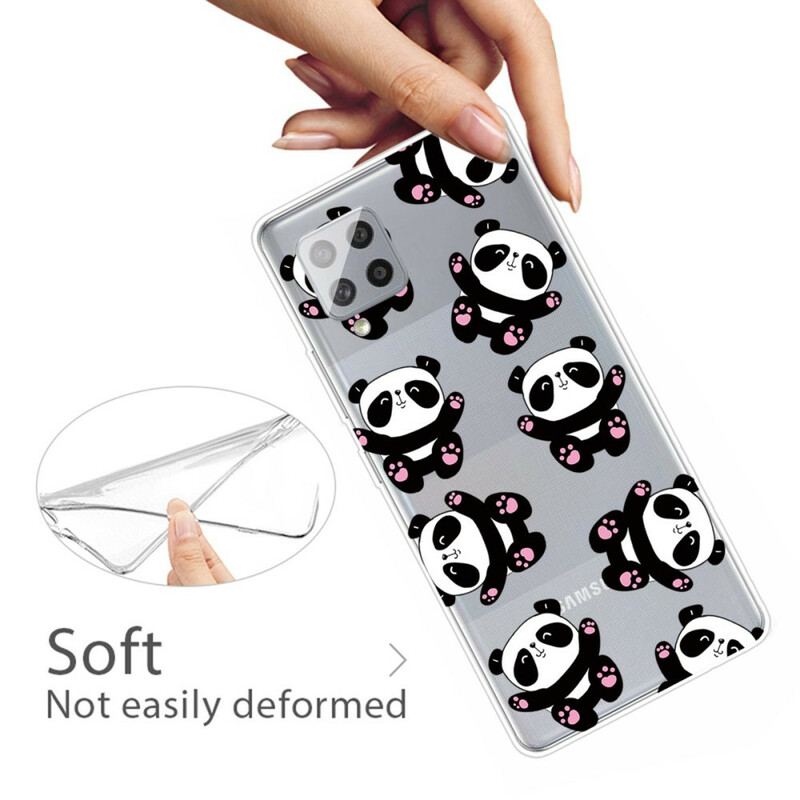 Capa Para Samsung Galaxy A42 5G Top Pandas Divertidos