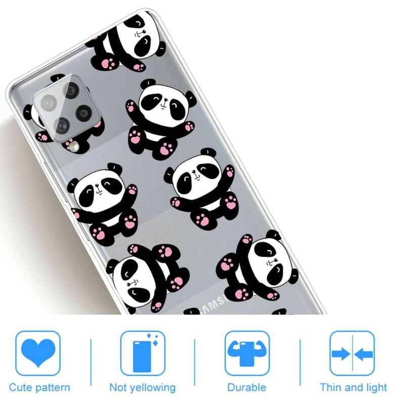 Capa Para Samsung Galaxy A42 5G Top Pandas Divertidos