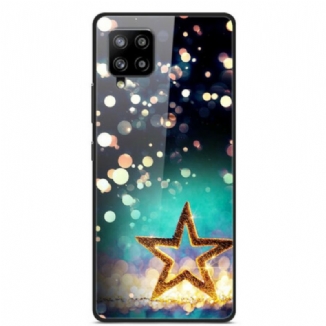 Capa Para Samsung Galaxy A42 5G Vidro Temperado Estrela