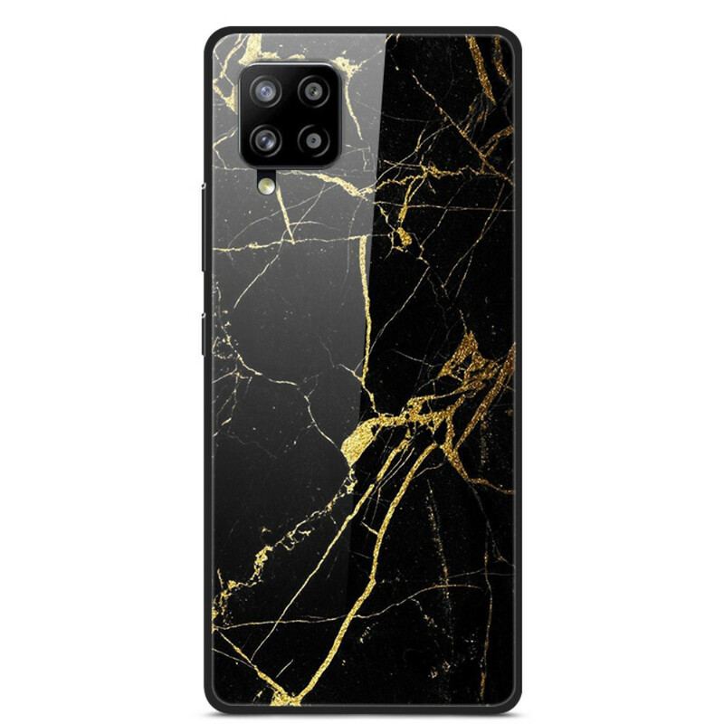 Capa Para Samsung Galaxy A42 5G Vidro Temperado Mármore Supremo